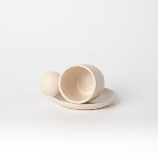 DSC03008大 Espresso cup with plate