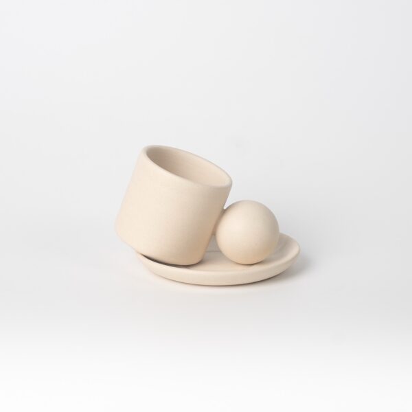 DSC03009大 Espresso cup with plate