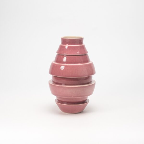 Interleave Vase, Pink