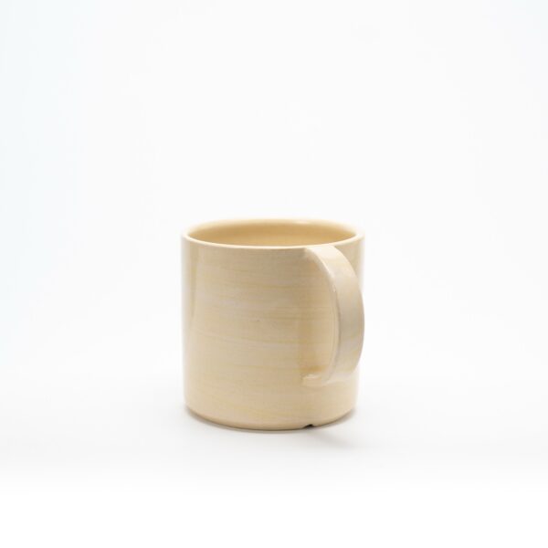 Nerikomi Mug, light yellow