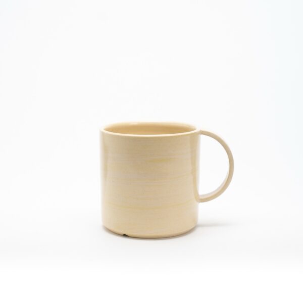 Nerikomi Mug, light yellow