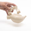 Teapot with Cubes (Off-White)