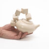 Teapot with Cubes (Off-White)