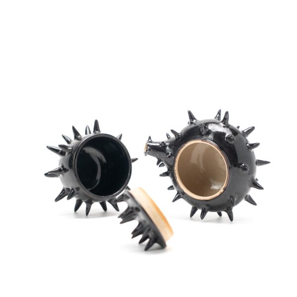 Mini Teapot with thorns (black)