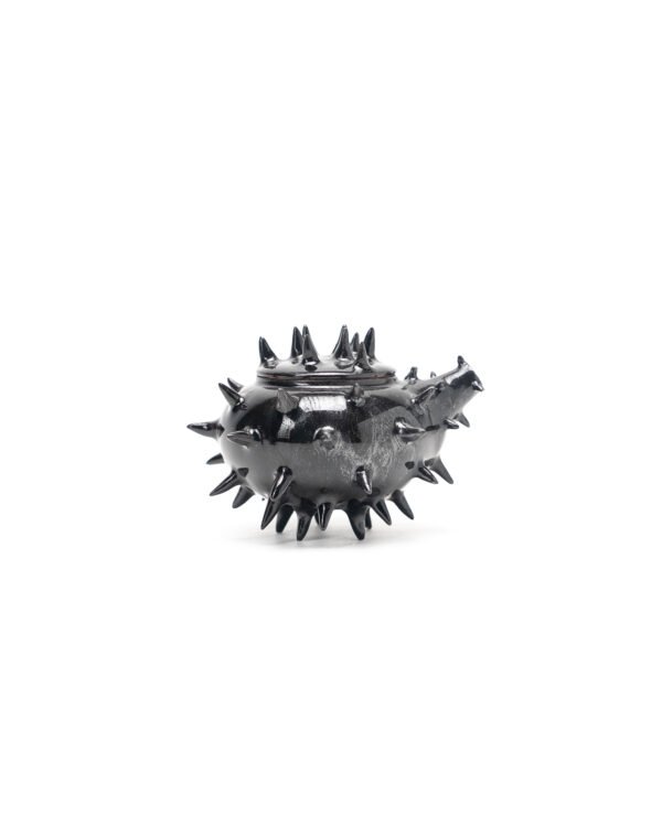 Mini Teapot with thorns (black)
