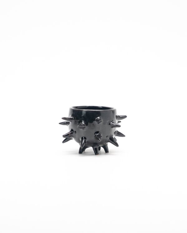 Mini Teapot with thorns (black)