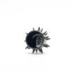 Mini Teapot with thorns (black)