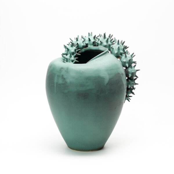 Vase with spiked spheres No.3